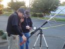 Daron Wilson N7HQR and Joe Joncas WA7MHB chasing a satellite